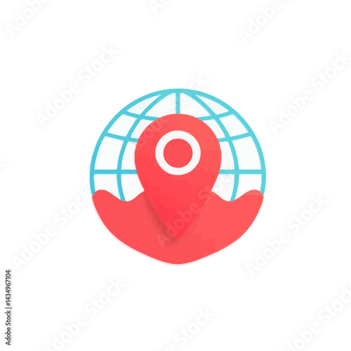 Find location gps navigation map travel destination pinpoint marker global positioning system worldwide earth