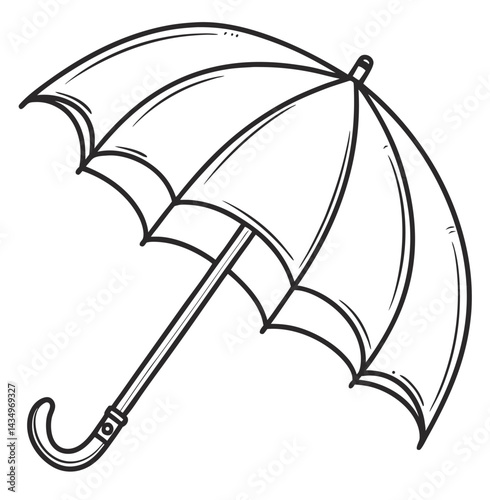 black umbrella icon