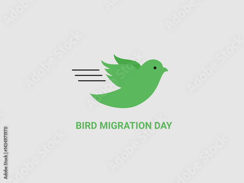 a solid green silhouette of a bird in flight