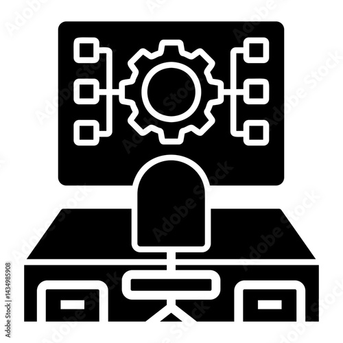 control system Solid icon