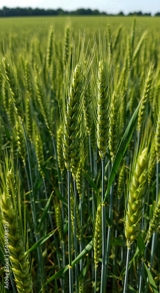 green wheat field in summer, Golden Wheat Field Close-Up in Summer Sunlight green wheat field in summer, Golden Wheat Field Close-Up in Summer Sunlight