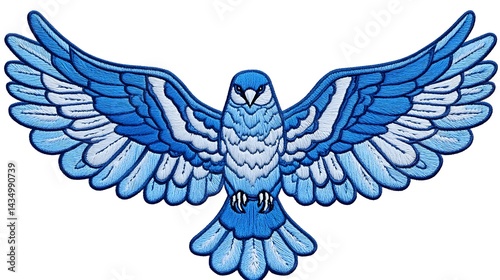 Obraz na płótnie Blue Bird in Flight w salonie