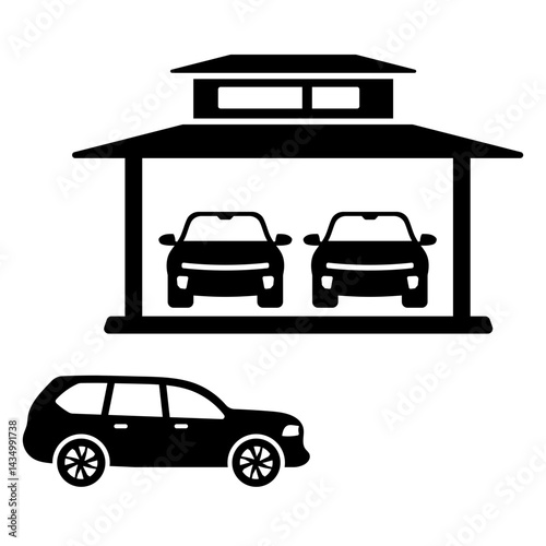 service station