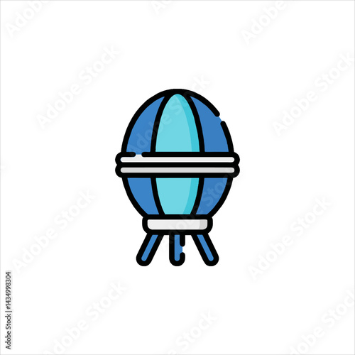 blue easter egg