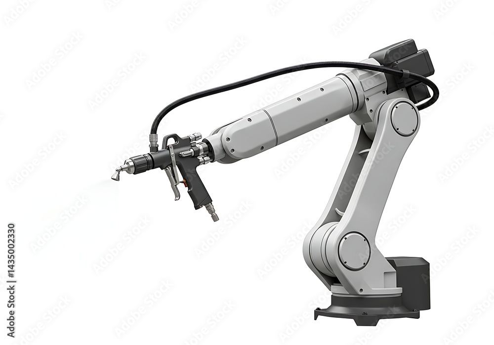 Electric drill isolated