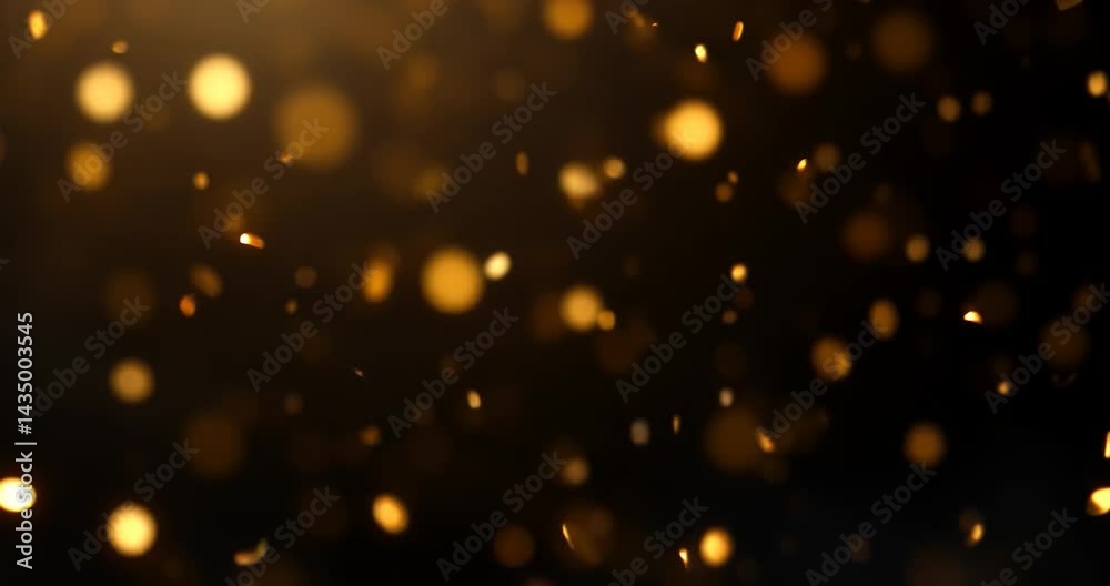 Abstract Floating Particles in Warm Light Abstract Floating Particles in Warm Light
