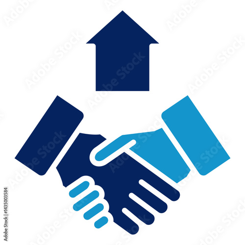 Contract Icon Element For Design