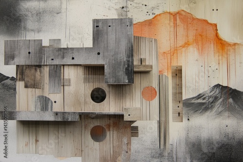 Abstract urban landscape photo