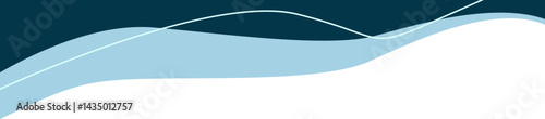 Abstract Wave Business Header Element