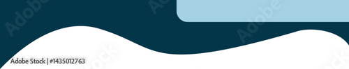 Abstract Wave Business Header Element