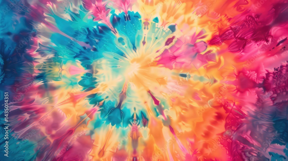 Colorful tie dye pattern design Colorful tie dye pattern design