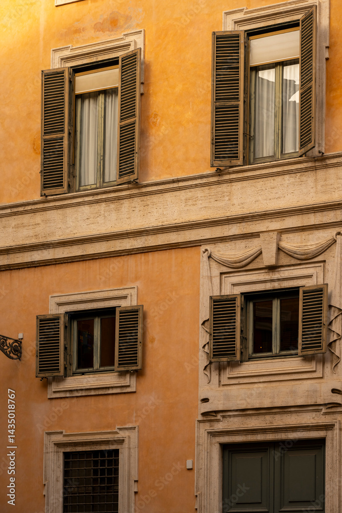 Naklejka premium The Pantheon is an ancient 2nd century Roman temple and, since AD 609, a Catholic church in Rome, Italy. It is perhaps the most famous, and architecturally most influential, rotunda.