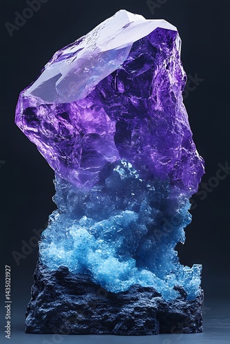 Obraz na płótnie Crystal Gemstone Display Studio w salonie