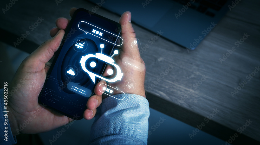 AI Technology chat automating virtual assistants and CRM software chatbot chat assistant