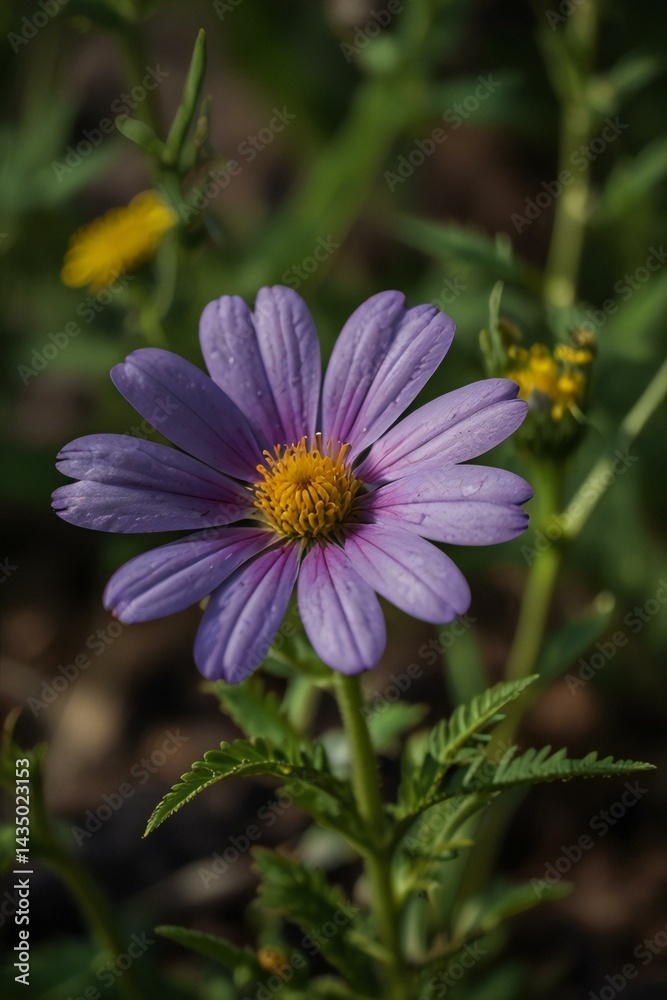 Fototapeta premium purple flower in a garden