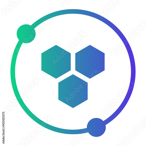 blockchain Gradient icon