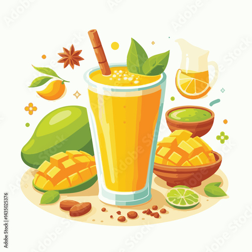 fresh, mango, healthy, fruit, cocktail, lassi, smoothie, vegetarian, summer, tropical, yellow, blended, shake, drink, lassie, background, indian, exotic, dessert, cold, yoghurt, glass, food, freshness