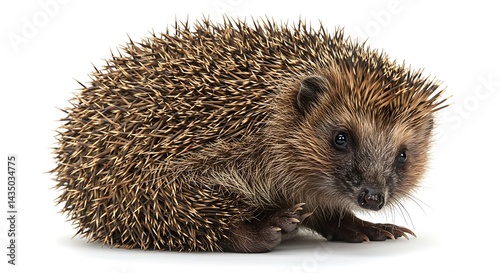 Prickles Of Curiosity A Tiny Defender Hedgehog Haven Silent Sentinel Woodland Wanderer Brown And Bold Nature's Armor Spiny Embrace Twilight Traveler Whispering Thorns AI Generated
