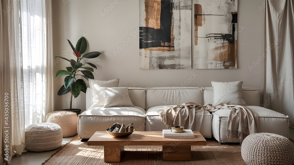 Obraz premium modern living room