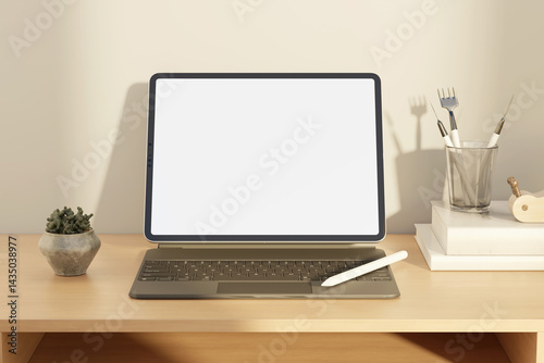 Wallpaper Mural Tablet Screen Blank Mockup Torontodigital.ca