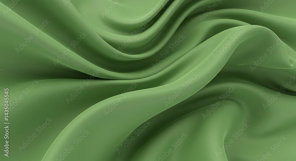 Emerald Drape AI Generated Emerald Drape AI Generated