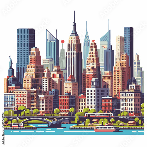 manhattan, city, york, nyc, cityscape, usa, architecture, downtown, building, landmark, new, america, skyline, urban, travel, new york city, tourism, ny, famous, sky, new york, skyscraper, business, v