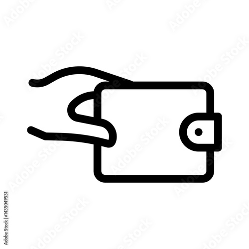 wallet line icon