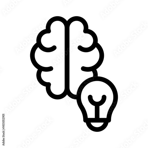 brain line icon