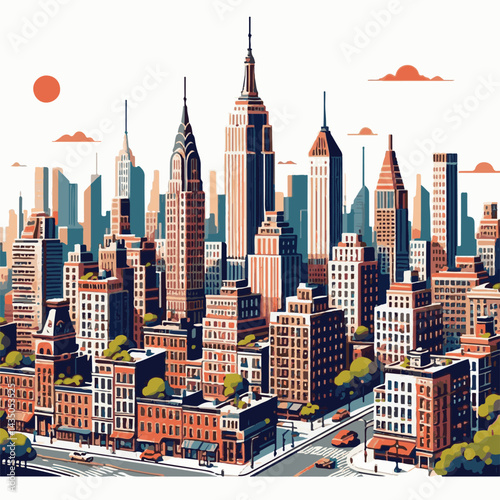 manhattan, city, york, nyc, cityscape, usa, architecture, downtown, building, landmark, new, america, skyline, urban, travel, new york city, tourism, ny, famous, sky, new york, skyscraper, business, v