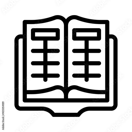 ledger line icon