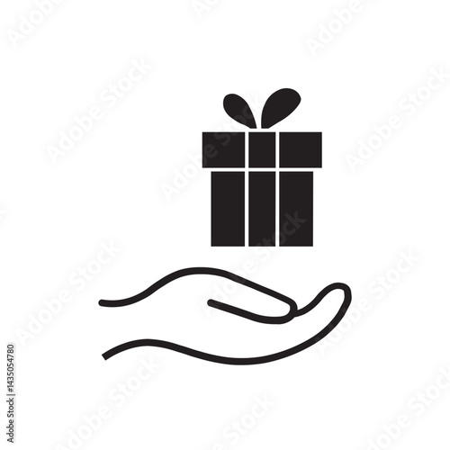 gift box glyph