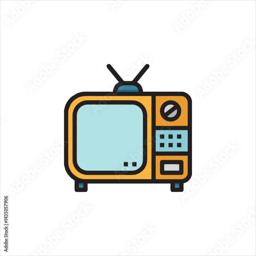 retro tv set