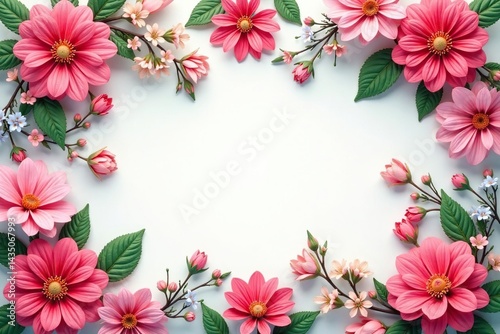 Wallpaper Mural Continuous blooming floral motif, intertwined blossoms, colorful, fabric, flower Torontodigital.ca