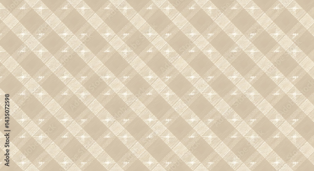 Subtle Beige Diagonal Pattern: Textured Elegance AI Generated Subtle Beige Diagonal Pattern: Textured Elegance AI Generated