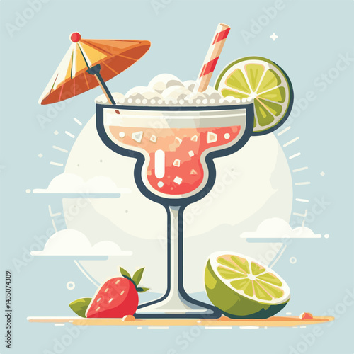 margarita, alcohol, bar, beverage, cocktail, drink, glass, party, illustration, design, celebration, vector, ice, lime, isolated, juice, restaurant, menu, fresh, background, graphic, summer, set, cold