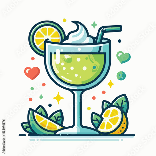 margarita, alcohol, bar, beverage, cocktail, drink, glass, party, illustration, design, celebration, vector, ice, lime, isolated, juice, restaurant, menu, fresh, background, graphic, summer, set, cold