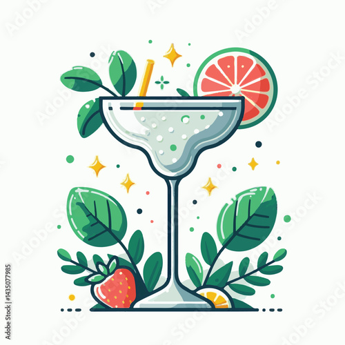 margarita, alcohol, bar, beverage, cocktail, drink, glass, party, illustration, design, celebration, vector, ice, lime, isolated, juice, restaurant, menu, fresh, background, graphic, summer, set, cold