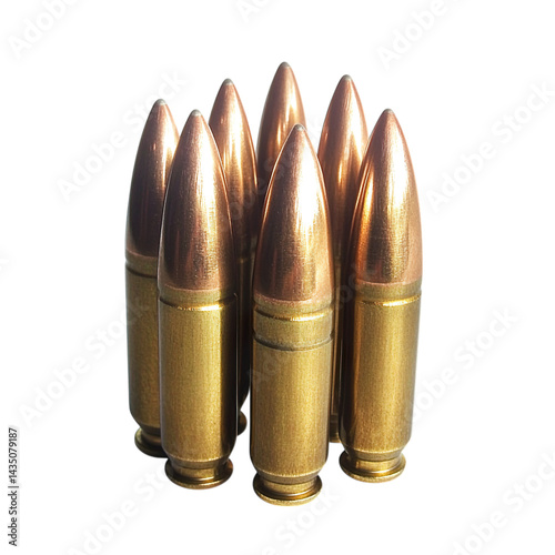 bullets on white background isolated on transparent background png