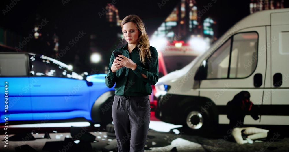 Female Driver Seeks Help