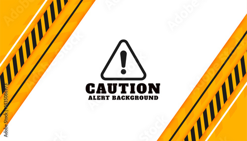 caution alert diagonal ribbon background for protection
