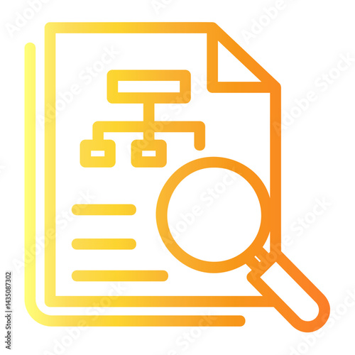 predictive Line Gradient Icon