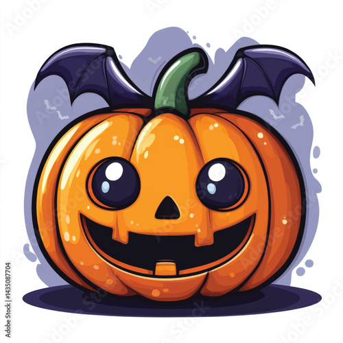  Happy Halloween Dragon Character.