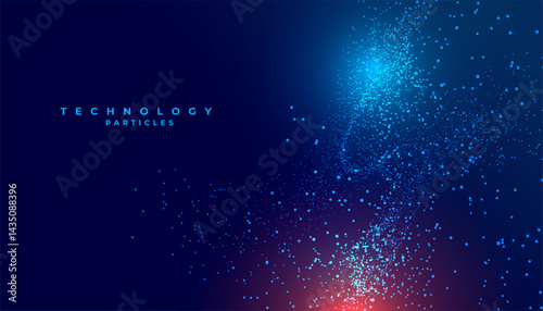 futuristic digital tech dotted network backdrop for data visualization