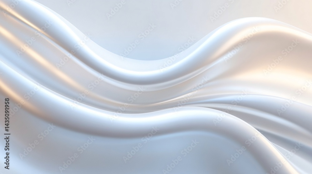 Soft textured fabric in gentle waves, elegant white satin, perfect for fashion, textile design, or event decor. Soft textured fabric in gentle waves, elegant white satin, perfect for fashion, textile design, or event decor.