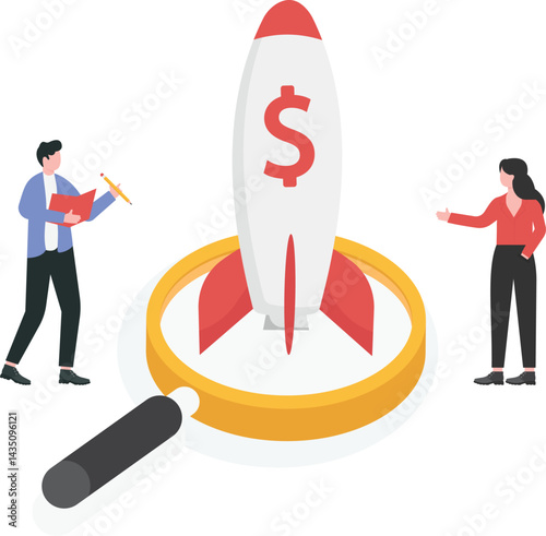Business team investment and success concept

