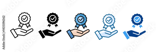 Service Icon Set Multiple Style Collection