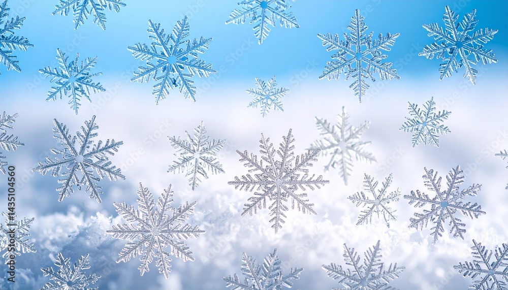 winter background with snowflakes winter background with snowflakes