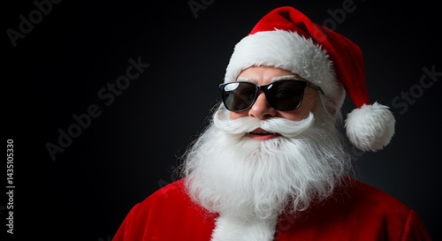 Santa's Cool Shades A Christmas Cool Cat Holiday Hipster The Unexpected Santa Season's Greetings Style Santa Incognito Christmas With Sass Festive Flair Winter Wonderland Vision Ho Ho Hold Up