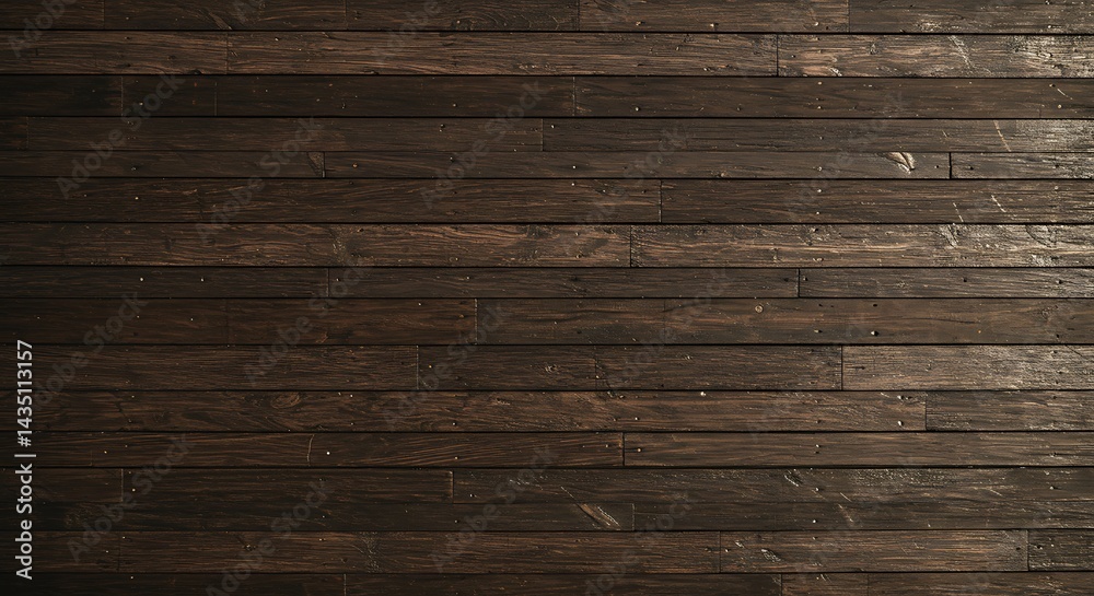 Fototapeta premium Dark Wood Plank Texture Background for Design and Decor