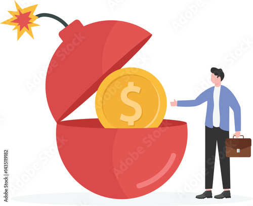 46Risk assessment, analyze potential danger level, measure money loss acceptable for investing, control or limit loss concept,

